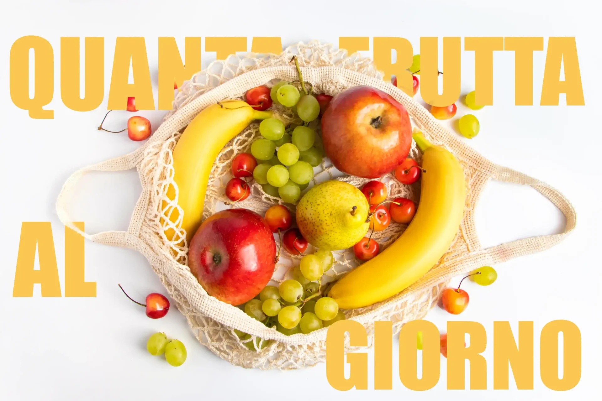 Quanta frutta al giorno