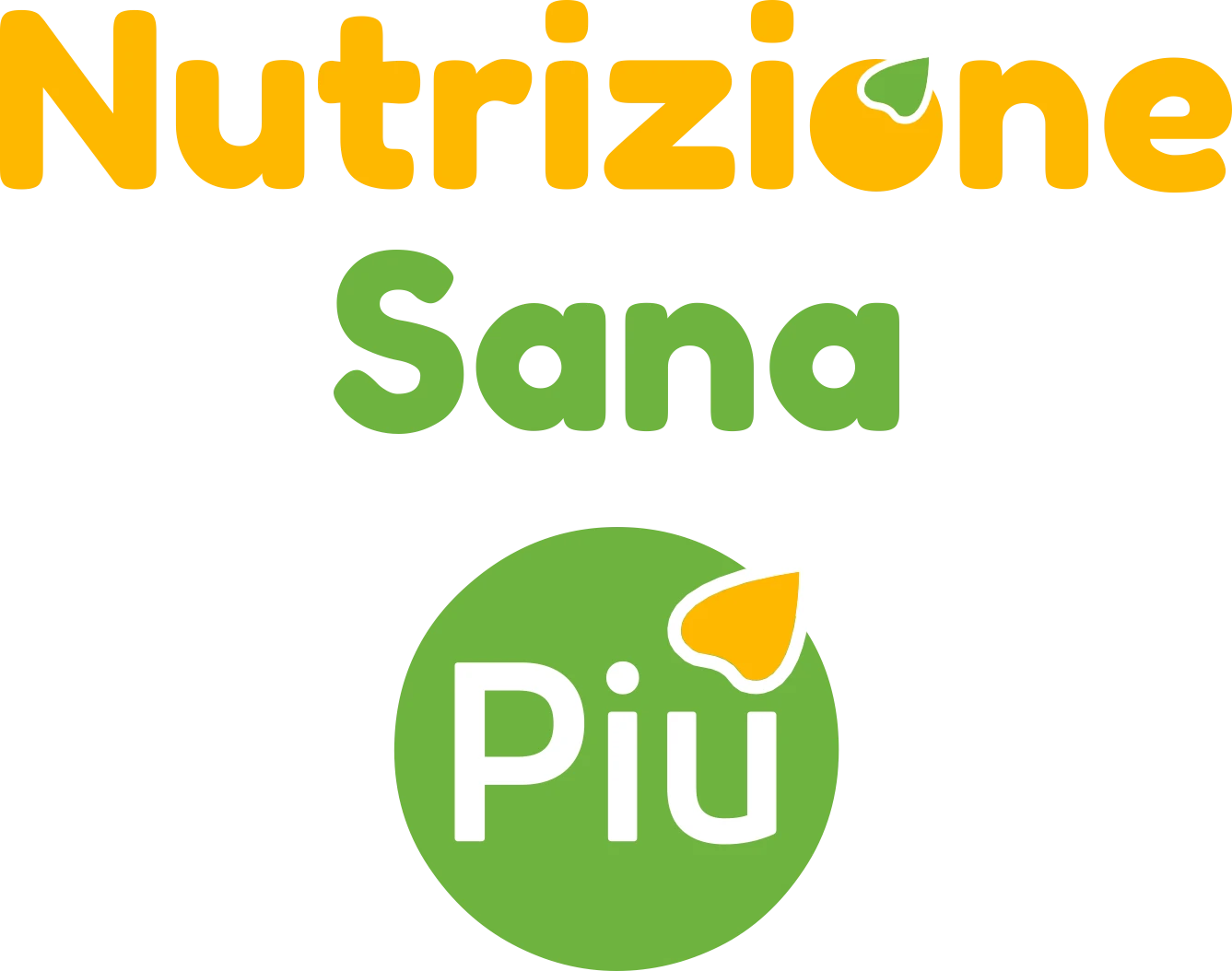 nutrizionista a roma è nutrizione sana più logo verticale