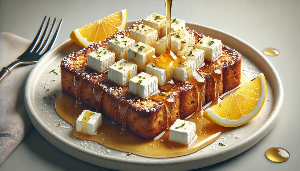 french toast con miele ricotta fresca e limone